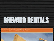 Tablet Screenshot of brevardrentals.com